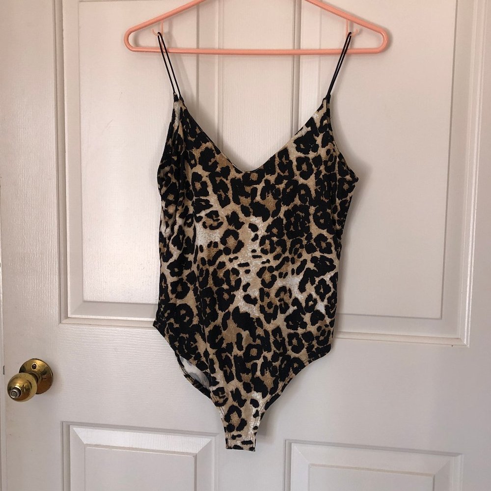 NWT! Cheetah/Leopard Print Bodysuit